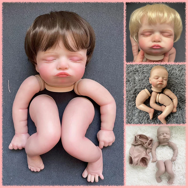 Already Painted Kits/Un painted Kits Reborn Rosalie Doll Kit 18Inch Soft Touch Fresh Color DIY Doll Parts with Cloth Body
Already Painted Kits/Un painted Kits Reborn Rosalie Doll Kit 18Inch Soft Touch Fresh Color DIY Doll Parts with Cloth Body