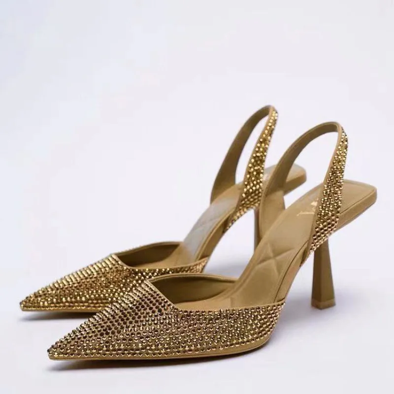 Summer New Women Sandals Fashion Crystal Buckle High Heels Party Pumps Elegant high quality Sexy wedding banquet shoes,35-42
Summer New Women Sandals Fashion Crystal Buckle High Heels Party Pumps Elegant high quality Sexy wedding banquet shoes,35-42
