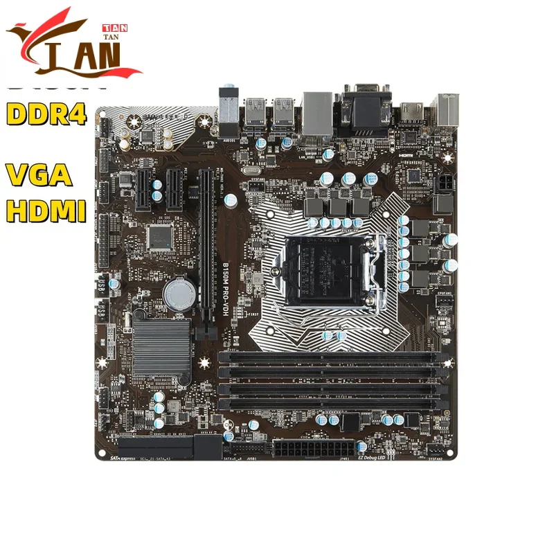 Материнская плата для MSI B150M PRO-VDH B150 LGA1151 DDR4 64 ГБ m-ATX поддерживает Intel Core i3/i5/i7 Pentium TT шестого поколения
Материнская плата для MSI B150M PRO-VDH B150 LGA1151 DDR4 64 ГБ m-ATX поддерживает Intel Core i3/i5/i7 Pentium TT шестого поколения