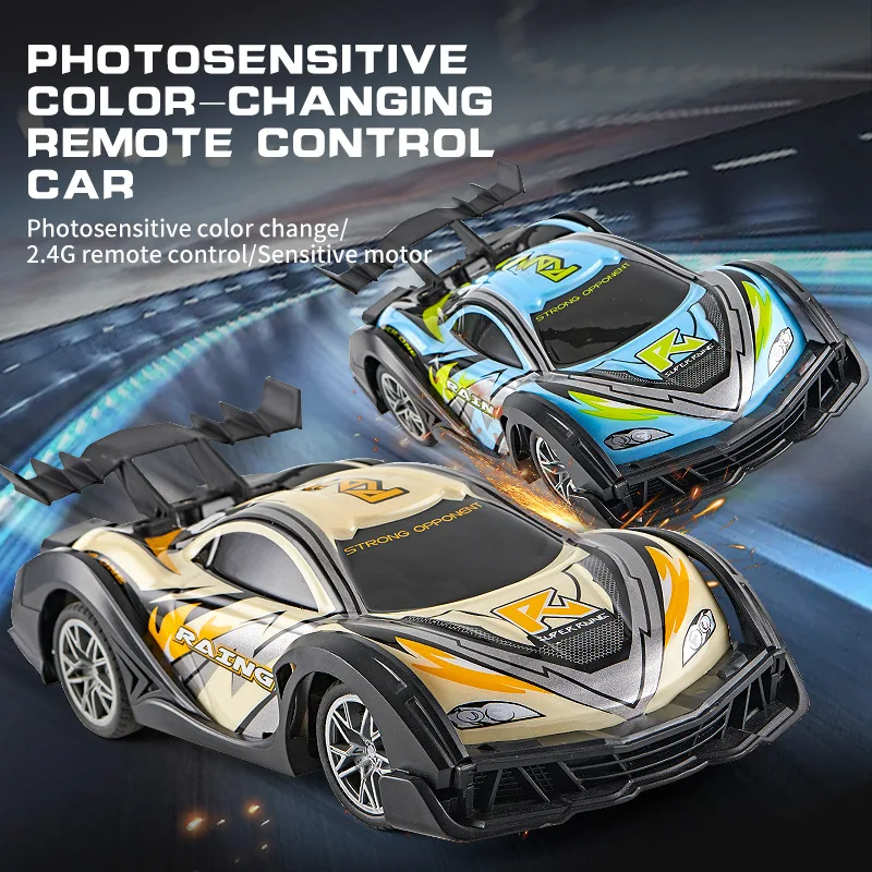 1:18 2,4G Радиоуправляемый автомобиль, пятисторонняя светочувствительная меняющая цвет высокоскоростная быстродействующая гоночная радиостанция, модель автомобиля Rtr, игрушка, подарок для детей
1:18 2,4G Радиоуправляемый автомобиль, пятисторонняя светочувствительная меняющая цвет высокоскоростная быстродействующая гоночная радиостанция, модель автомобиля Rtr, игрушка, подарок для детей