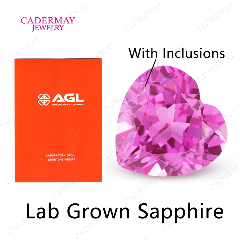 Light Rose Pink Lab Grown Sapphire Inclusions Gemstone Synthetic Heart Pink Sapphire Loose AGL certificate for Jewelry Making
Light Rose Pink Lab Grown Sapphire Inclusions Gemstone Synthetic Heart Pink Sapphire Loose AGL certificate for Jewelry Making