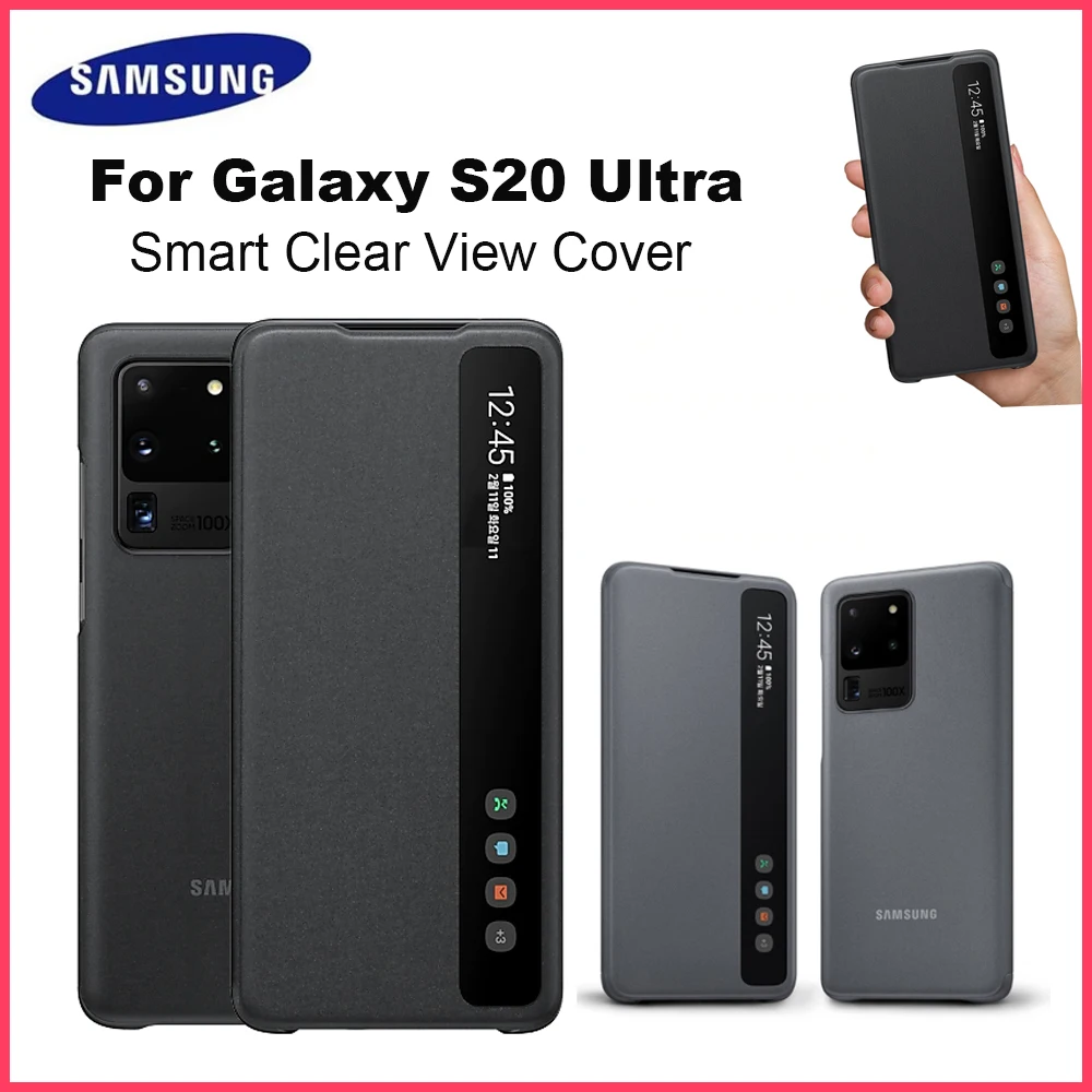 Оригинальный чехол Samsung Galaxy S20 Ultra View для Galaxy S20 Ultra Smart Clear View (EF-ZG988)
Оригинальный чехол Samsung Galaxy S20 Ultra View для Galaxy S20 Ultra Smart Clear View (EF-ZG988)