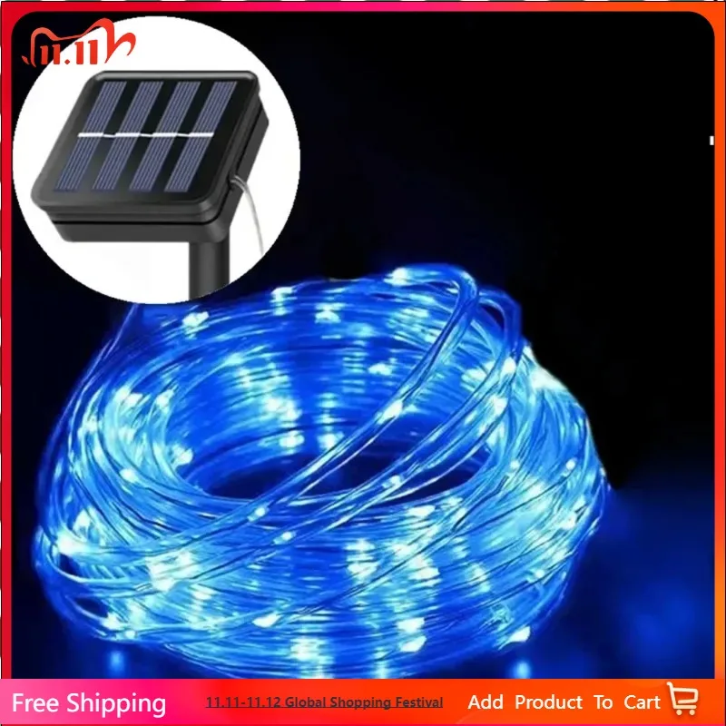 Christmas Solar LED Rope Lights Fairy Tube Light String Outdoor Waterproof Lawn Lamps 8 Mode For Home Garden Patio Wedding Decor
Christmas Solar LED Rope Lights Fairy Tube Light String Outdoor Waterproof Lawn Lamps 8 Mode For Home Garden Patio Wedding Decor