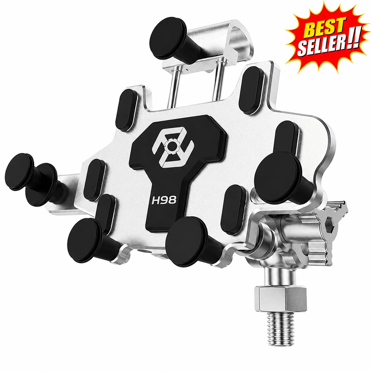 Motorcycle Phone Holder M10 Ball Head Aluminum Alloy Shock Absorbing Mirror Mount 360 Adjustable Navigation Bracket for E-Bike
Motorcycle Phone Holder M10 Ball Head Aluminum Alloy Shock Absorbing Mirror Mount 360 Adjustable Navigation Bracket for E-Bike