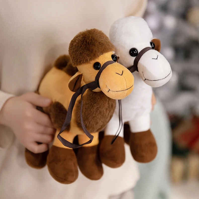 27cm Cute Simulation Camel Plush Toy With Saddle Brown And White Camel Stuffed Doll Home Decor Children's day Kid Birthday Gift
27cm Cute Simulation Camel Plush Toy With Saddle Brown And White Camel Stuffed Doll Home Decor Children's day Kid Birthday Gift