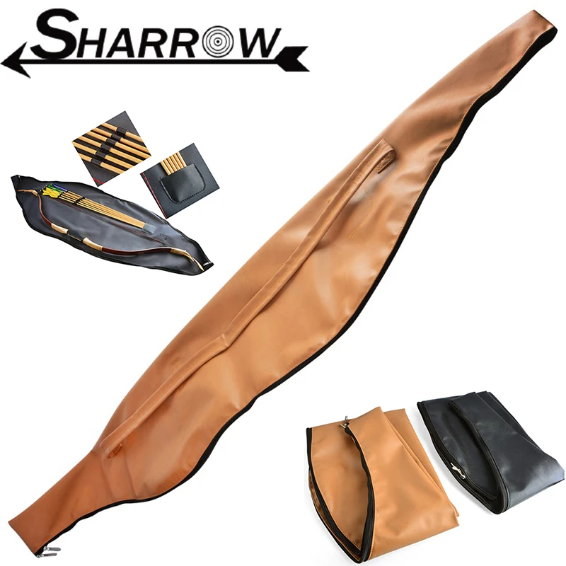 1pc Archery Traditional Bow Bag 60inch Soft Leather Longbow Bag Carry Case for Outdoor Traditional Bow Hunting Shooting Target
1pc Archery Traditional Bow Bag 60inch Soft Leather Longbow Bag Carry Case for Outdoor Traditional Bow Hunting Shooting Target