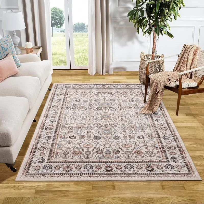 Washable Non-Slip Area Rugs for Living Room, Bedroom Home Office-Vintage Floral Soft Non-Shedding
Washable Non-Slip Area Rugs for Living Room, Bedroom Home Office-Vintage Floral Soft Non-Shedding