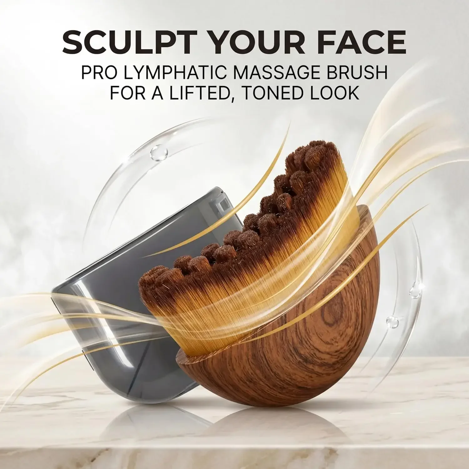 Lymphatic contour facial brush, professional massager, anti-swelling, facial lifting and sculpting, promotes skincare absorption
Lymphatic contour facial brush, professional massager, anti-swelling, facial lifting and sculpting, promotes skincare absorption