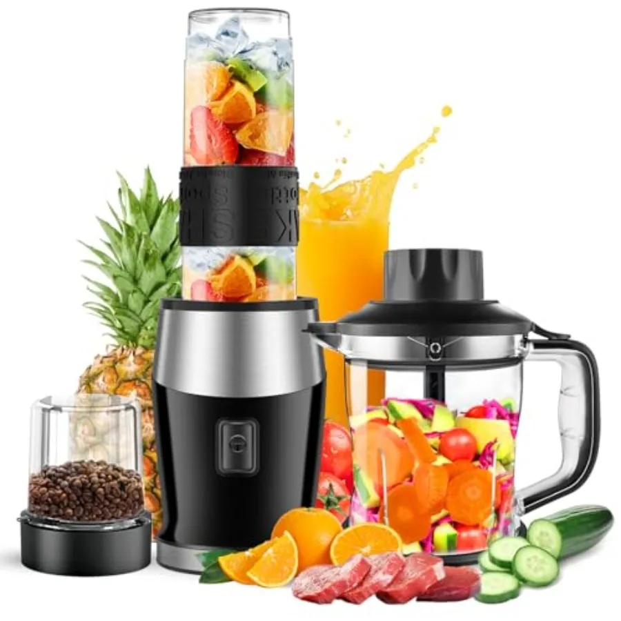 Blender and Food Processor Combo Personal Blender for Shakes and Smoothies Suitable for Kitchen Home 700W Electric Blender with
Blender and Food Processor Combo Personal Blender for Shakes and Smoothies Suitable for Kitchen Home 700W Electric Blender with