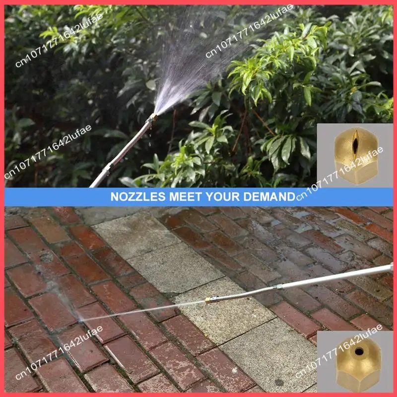 B52C Garden Hose Power Washer Upgraded Nozzle, High Pressure Water Tool, Equipped With 2 Different Nozzles
B52C Garden Hose Power Washer Upgraded Nozzle, High Pressure Water Tool, Equipped With 2 Different Nozzles