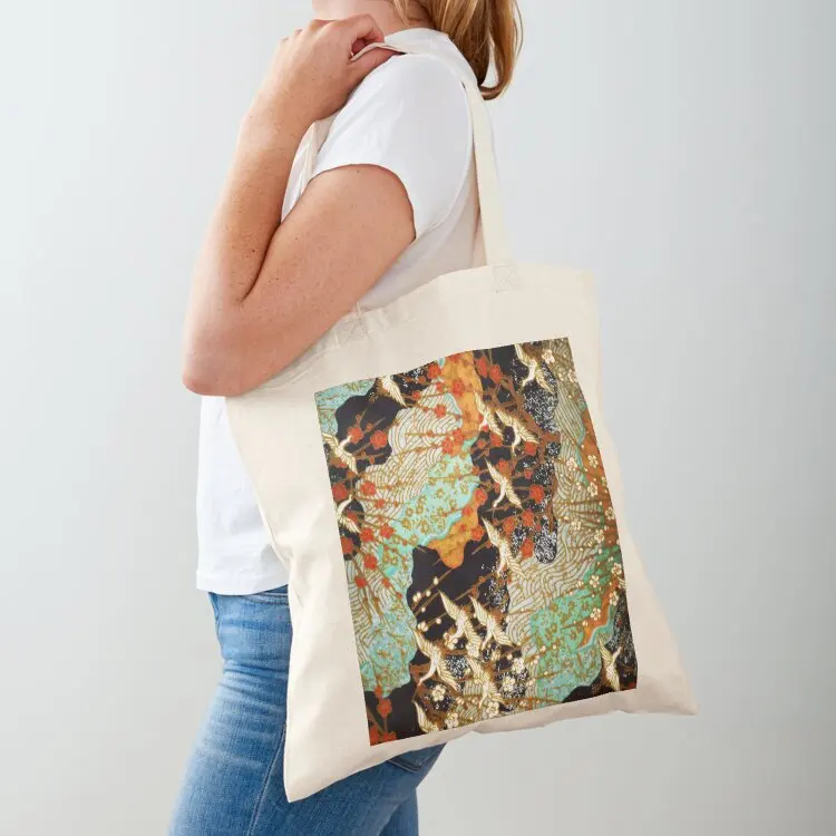 FLYING CRANES AND SPRING FLOWERS Antique Japanese Floral Tote Bag Women's bags Eco bag sac pour femme Shopping bags
FLYING CRANES AND SPRING FLOWERS Antique Japanese Floral Tote Bag Women's bags Eco bag sac pour femme Shopping bags