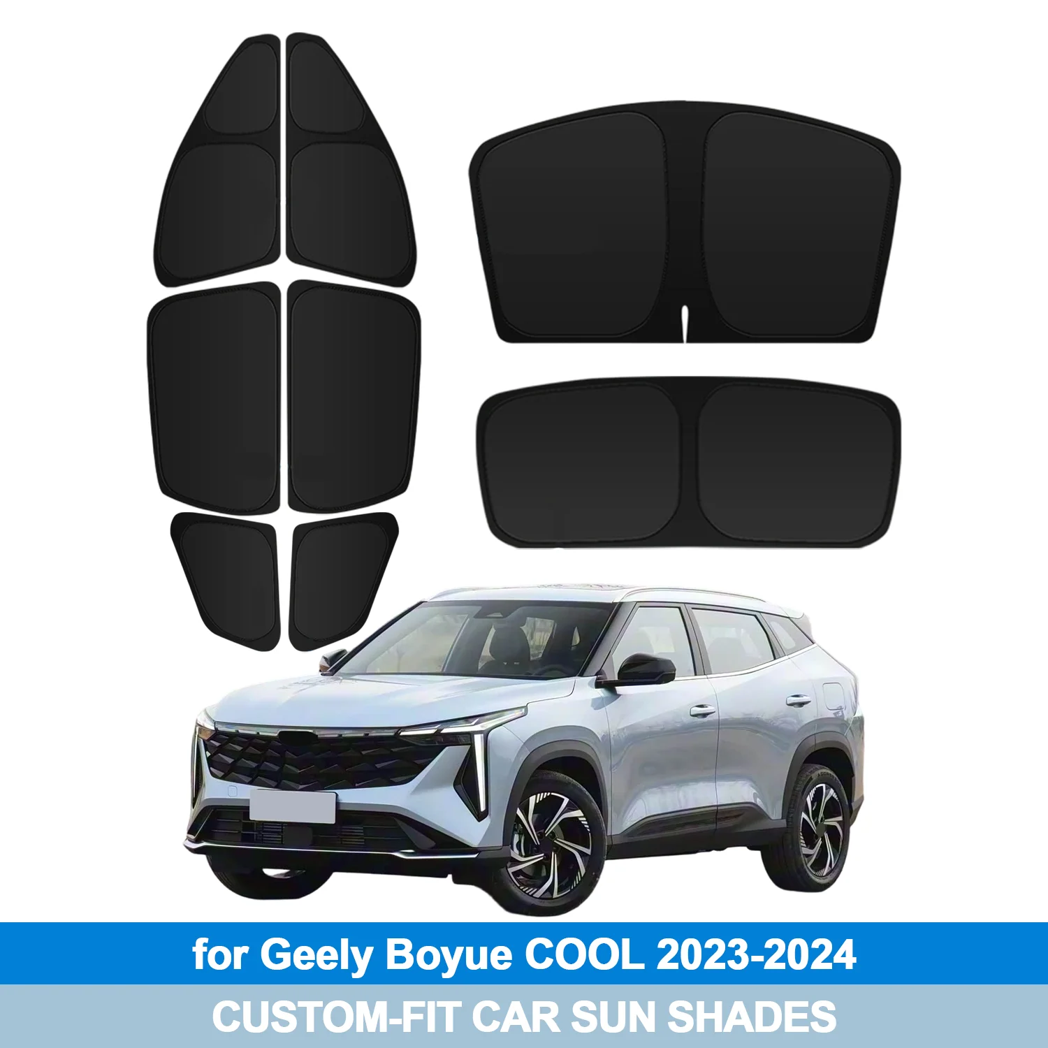 For Geely Boyue COOL L 2023-2024 Windshield Sun Shade Side Window Shades Cover Sun Visor Shield Privacy Protection Car
For Geely Boyue COOL L 2023-2024 Windshield Sun Shade Side Window Shades Cover Sun Visor Shield Privacy Protection Car