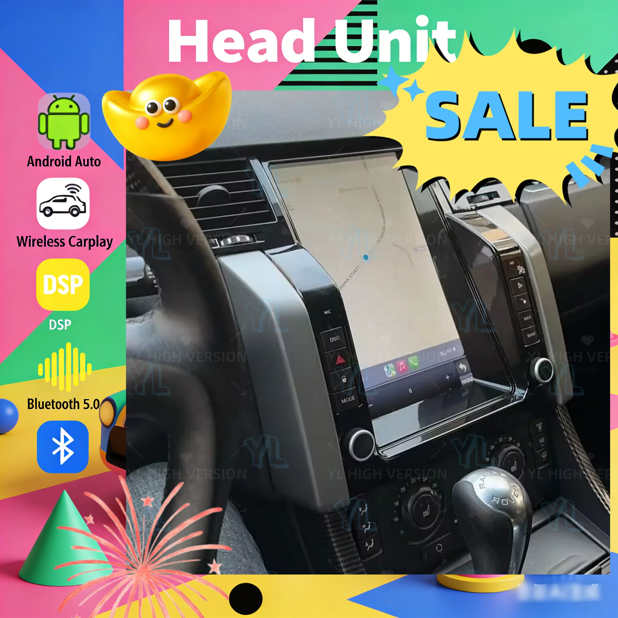 For Land Rover Range Rover Sport 2005-2009 Carplay GPS Navigation Touch Screen Android 14.0 Multimedia Radio Receiver Unit BT 5
For Land Rover Range Rover Sport 2005-2009 Carplay GPS Navigation Touch Screen Android 14.0 Multimedia Radio Receiver Unit BT 5