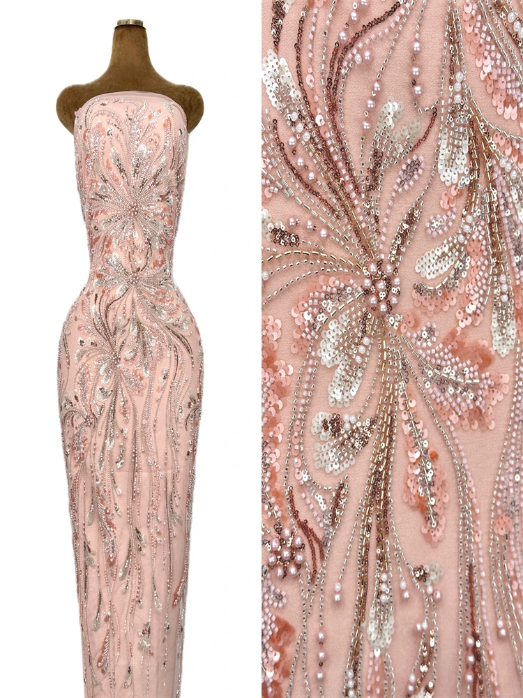 SJ Lace African French Mesh Lace Fabric With Sequins Beads 2026 New Luxury French Tulle Lace For Nigeria Bridal Wedding Dresses
SJ Lace African French Mesh Lace Fabric With Sequins Beads 2026 New Luxury French Tulle Lace For Nigeria Bridal Wedding Dresses