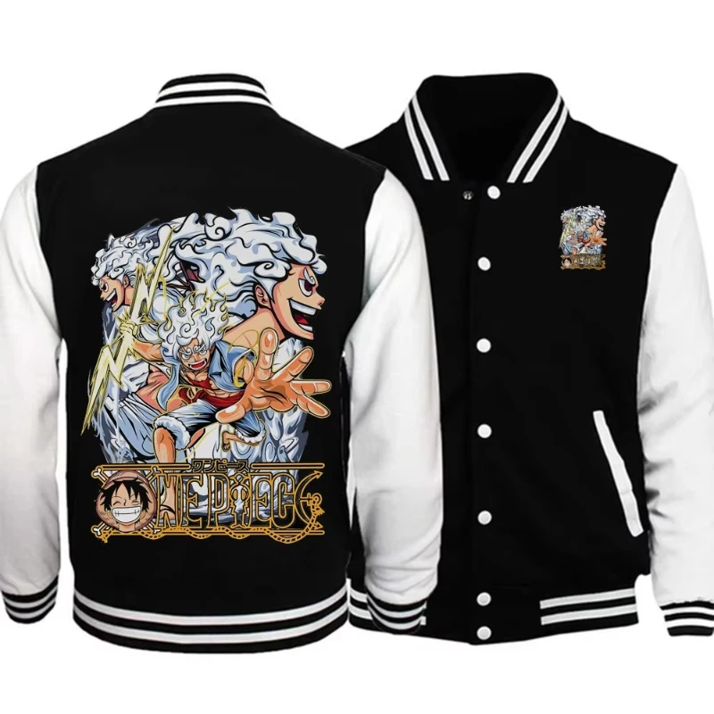 2025 New Fashion ONE PIECE Baseball Shirt High Quality Baseball Jacket Men's Casual Autumn and Winter Men's and Women's Tops
2025 New Fashion ONE PIECE Baseball Shirt High Quality Baseball Jacket Men's Casual Autumn and Winter Men's and Women's Tops
