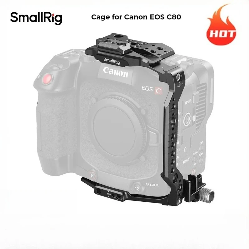 SmallRig 5810 Modular Camera Cage for Canon EOS C80 Detachable Top Base Right Side Plate Expansion Rig
SmallRig 5810 Modular Camera Cage for Canon EOS C80 Detachable Top Base Right Side Plate Expansion Rig