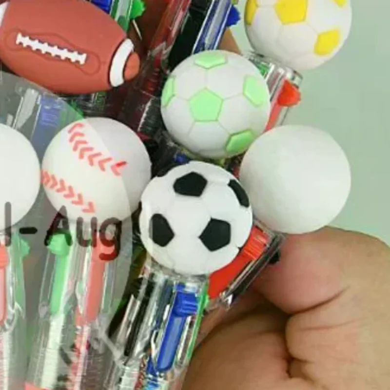 Football Basketball Four Color Ballpoint Pens Multicolor Ink for School Office Use Kids Party Favor Sports Supplies
Football Basketball Four Color Ballpoint Pens Multicolor Ink for School Office Use Kids Party Favor Sports Supplies