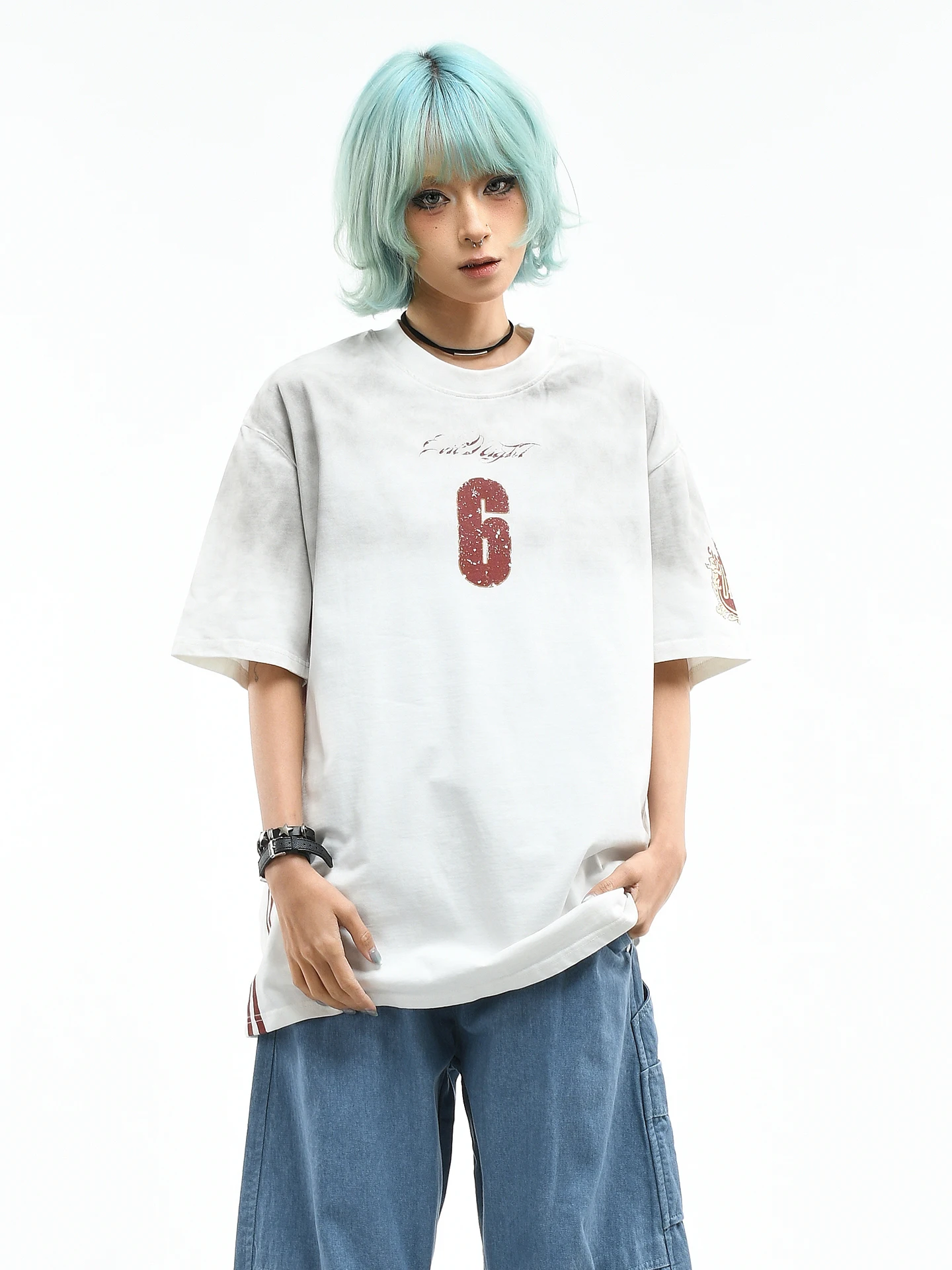 OV Original American Style Gradient Dyeing Loose Fit round Neck Short Sleeve T-Shirt Unisex Summer Streetwear Casual Cotton Top
OV Original American Style Gradient Dyeing Loose Fit round Neck Short Sleeve T-Shirt Unisex Summer Streetwear Casual Cotton Top