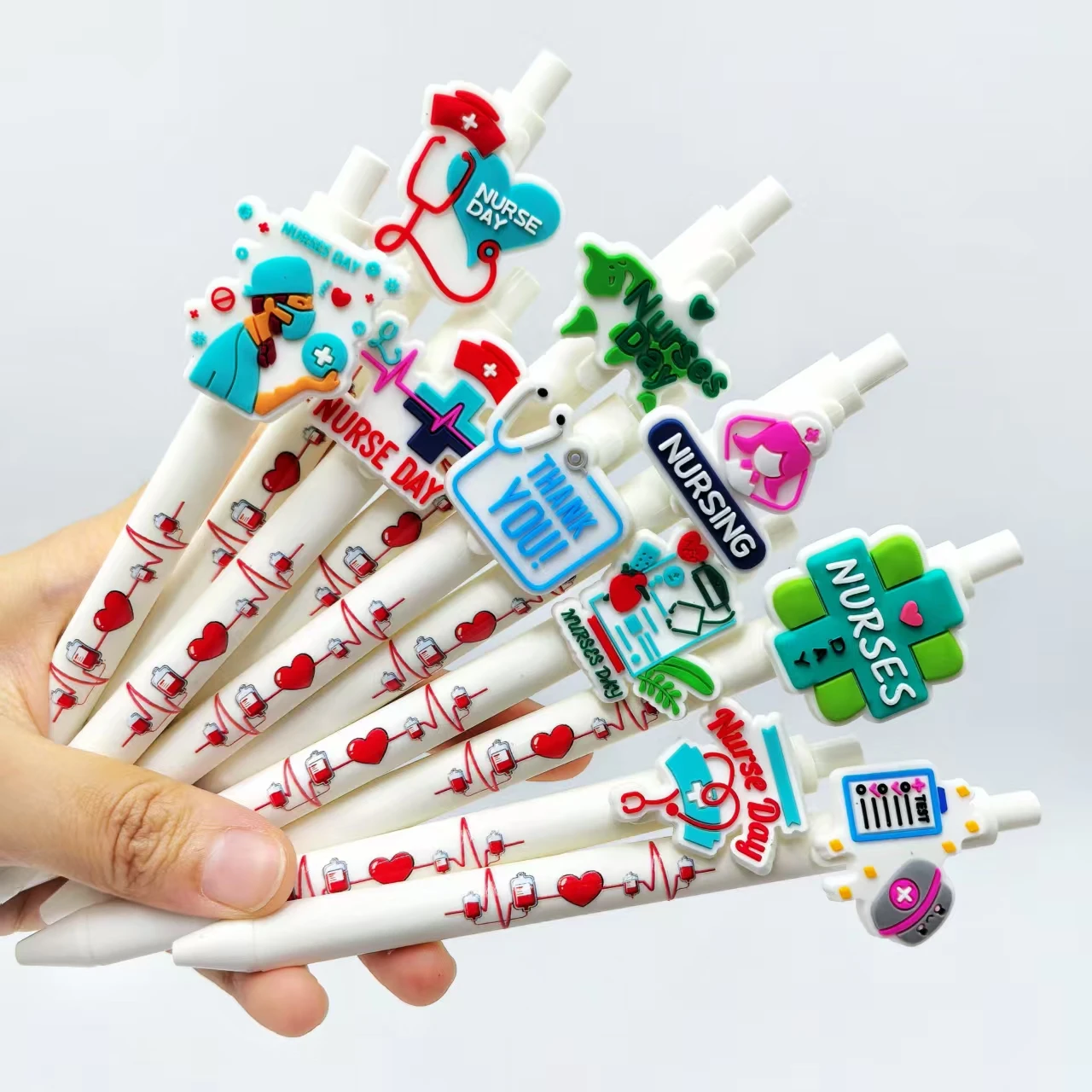 6pcs/12pcs white series electrocardiogram medical ballpoint pens, doctor and nurse record pens, nurse gift stationery
6pcs/12pcs white series electrocardiogram medical ballpoint pens, doctor and nurse record pens, nurse gift stationery