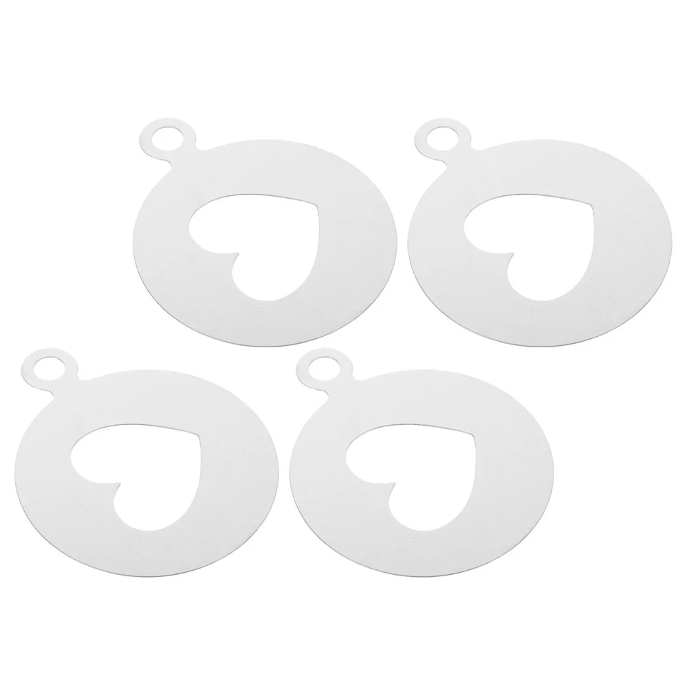 4 Pcs Coffee Latte Mold Stencils for Cake Template Decorating Stainless Steel DIY Templates
4 Pcs Coffee Latte Mold Stencils for Cake Template Decorating Stainless Steel DIY Templates