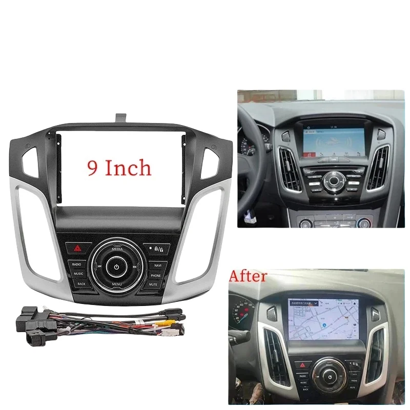 9 Inch Car Frame Fascia Adapter Android Radio Dash Fitting Panel Kit For Ford Focus 2012-2017
9 Inch Car Frame Fascia Adapter Android Radio Dash Fitting Panel Kit For Ford Focus 2012-2017