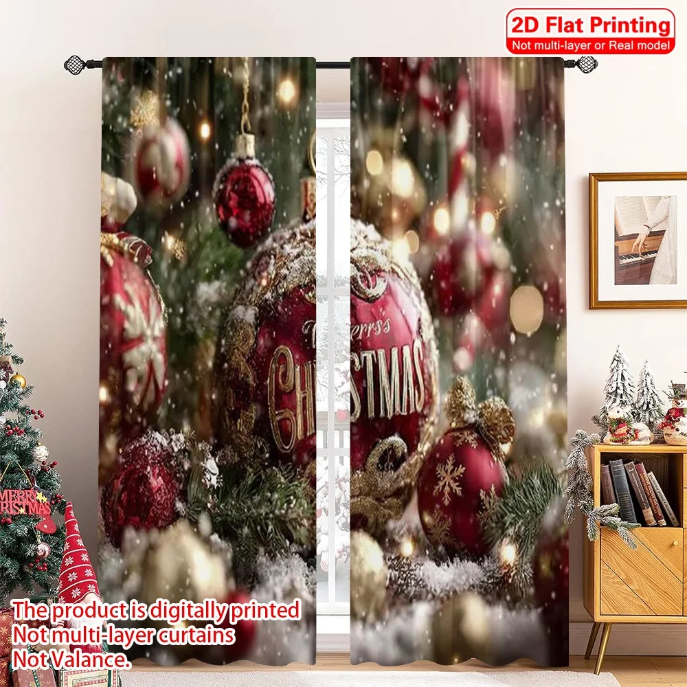 2pcs 2D flat printing Christmas Party Curtain Christmas red Versatile Fabric Without Electricity Party Decorations for Holiday
2pcs 2D flat printing Christmas Party Curtain Christmas red Versatile Fabric Without Electricity Party Decorations for Holiday