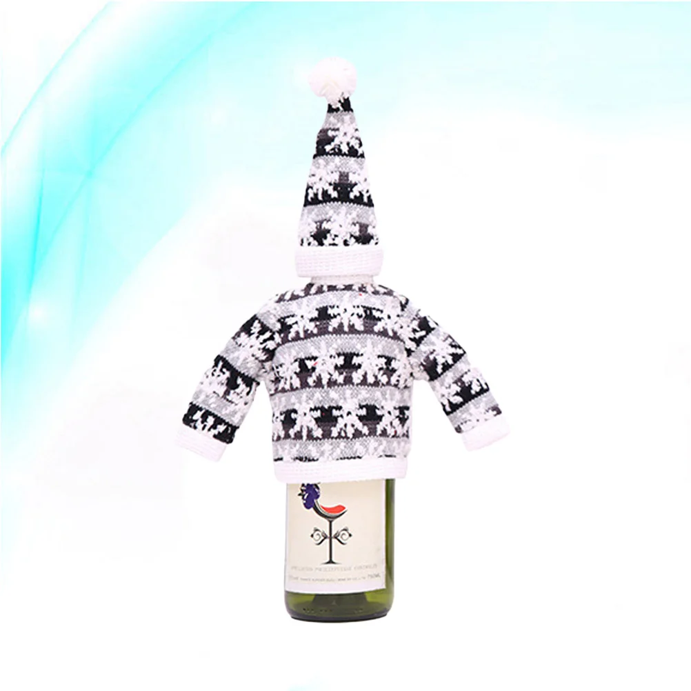 Knitted Wine Cover Christmas Decoration Sweater Design Festive Holiday Decorations Craftsmanship Party Home Wine Bottle
Knitted Wine Cover Christmas Decoration Sweater Design Festive Holiday Decorations Craftsmanship Party Home Wine Bottle