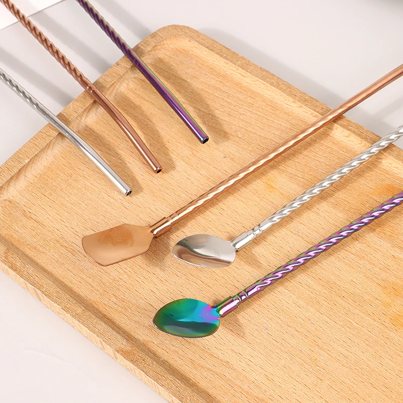 1 шт., Коктейльная ложка из нержавеющей стали
1 шт., Коктейльная ложка из нержавеющей стали