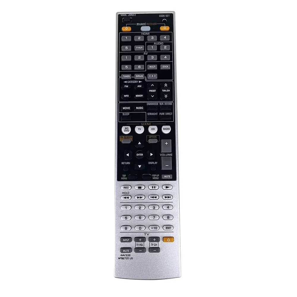 Remote Control use for Yamaha AV Receiver RAV336 RX-A700 RX-V667 RX-A700BL HTR-6063
Remote Control use for Yamaha AV Receiver RAV336 RX-A700 RX-V667 RX-A700BL HTR-6063