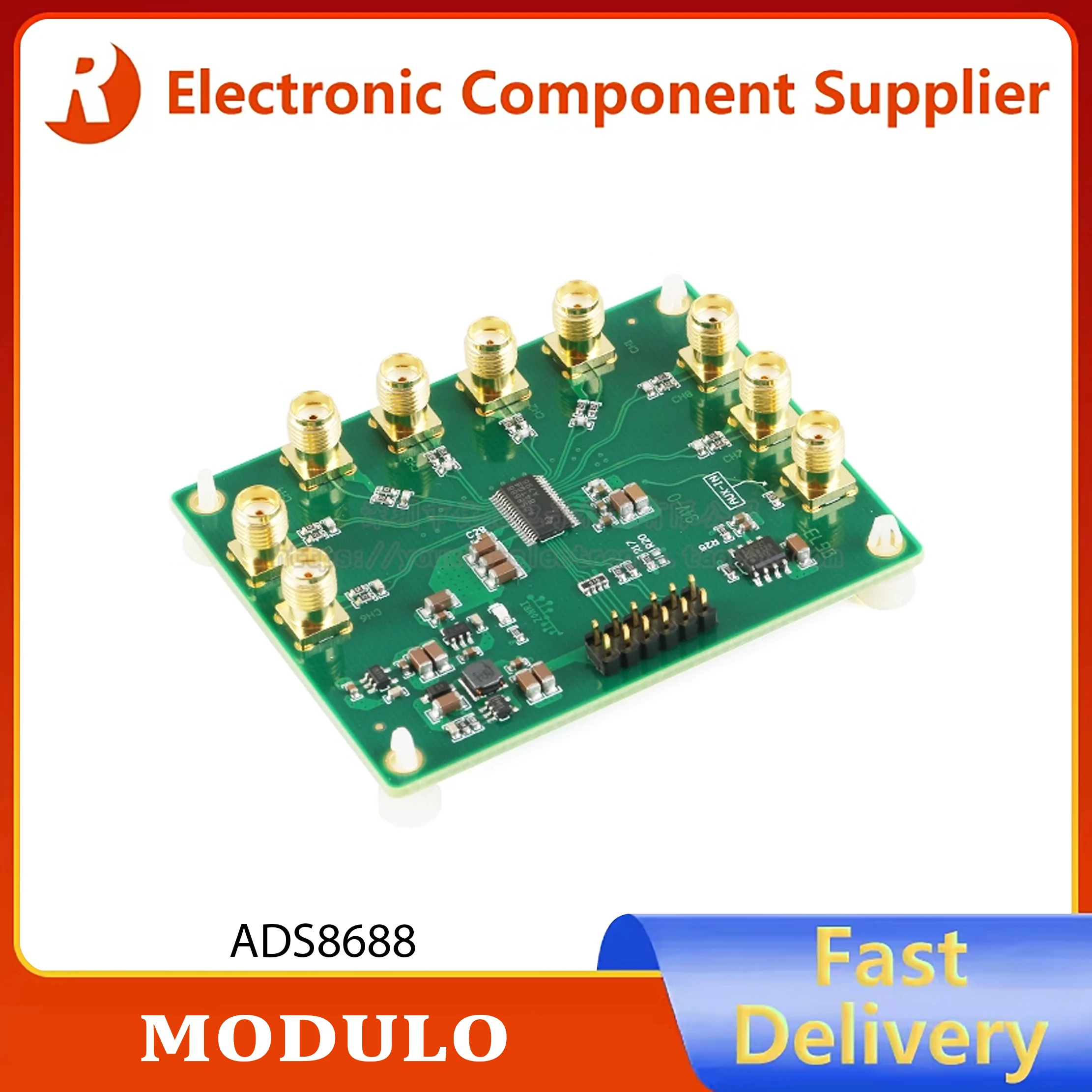 1 шт. ADS8688A SAR/ADC модуль сбора данных 16 бит 500 кspс одинарный/биполярный вход 8-канальный DC 3,3 В RS232 последовательный порт ADS8688
1 шт. ADS8688A SAR/ADC модуль сбора данных 16 бит 500 кspс одинарный/биполярный вход 8-канальный DC 3,3 В RS232 последовательный порт ADS8688