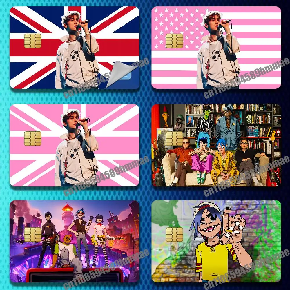 For D-Damon Albarn G-Gorillaz Sticker Skin Credit Bank Bus Film Access Decorative Self-adhesive Card Cover
For D-Damon Albarn G-Gorillaz Sticker Skin Credit Bank Bus Film Access Decorative Self-adhesive Card Cover