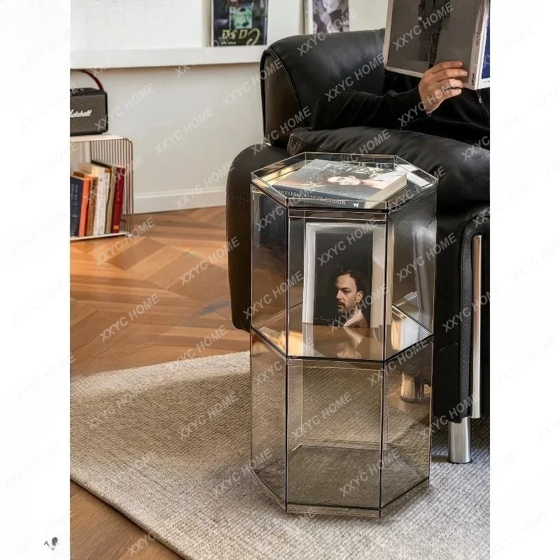 L few new high-end artistic floor-to-ceiling display shelves by the sofa, side table for home use
L few new high-end artistic floor-to-ceiling display shelves by the sofa, side table for home use