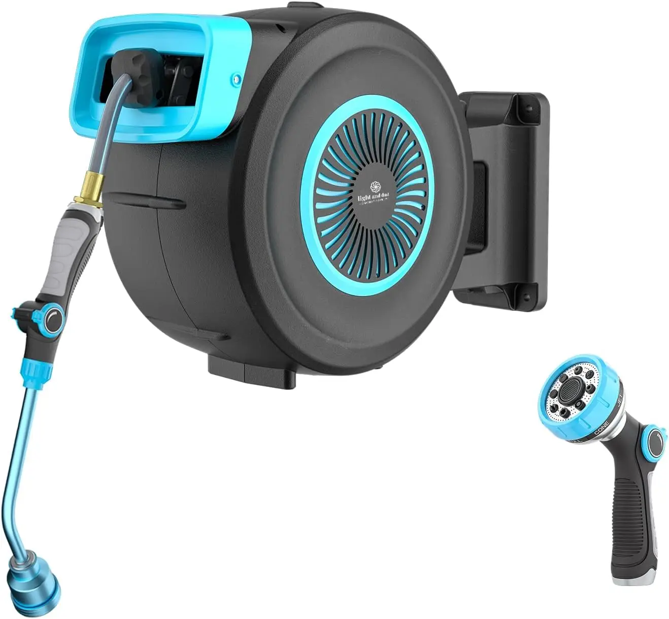 Retractable Garden Hose,2 Water Gun Mounts Hose Reels for Outside,180-Degree Swivel Wall Mounted Hose Reel for A Wariety of Yard
Retractable Garden Hose,2 Water Gun Mounts Hose Reels for Outside,180-Degree Swivel Wall Mounted Hose Reel for A Wariety of Yard