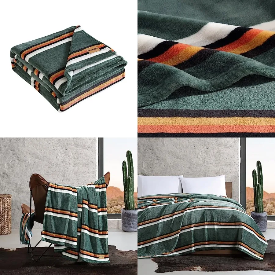 Size Blanket, Ultra-Soft Plush Blanket, Medium Weight Cozy Bedding, Striped Americana Decor, Green
Size Blanket, Ultra-Soft Plush Blanket, Medium Weight Cozy Bedding, Striped Americana Decor, Green