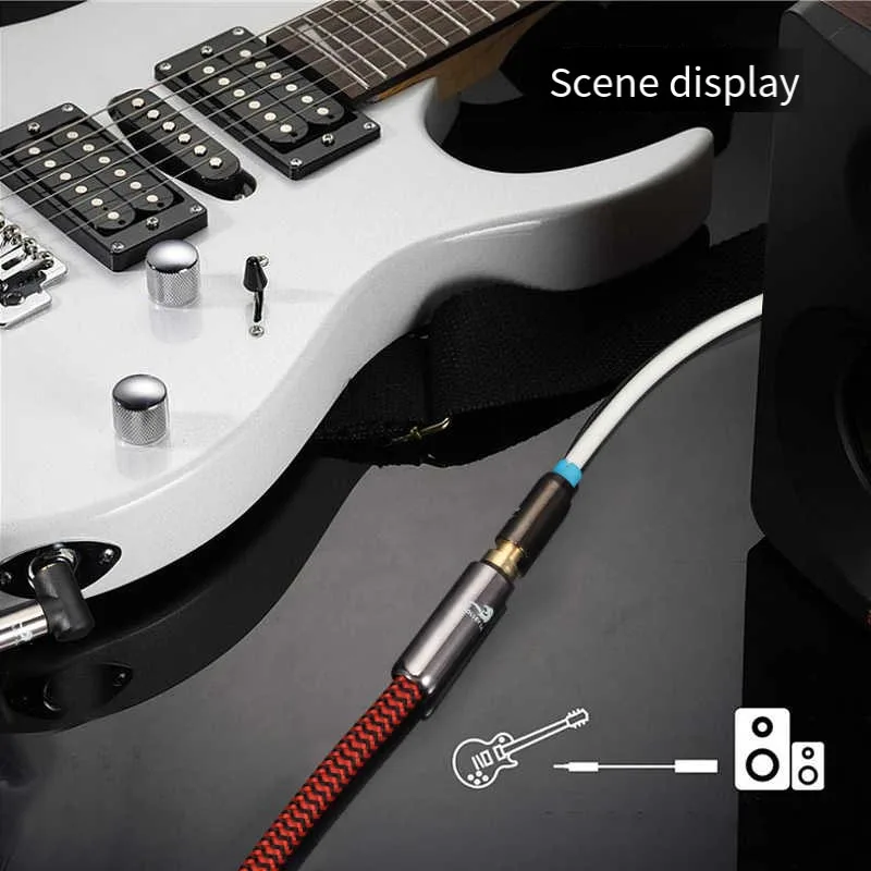 1/4 Inch 6.35mm TRS Male to 3.5mm Female Stereo Audio Cable for Mixer, Amplifier, Guitar, Piano, Headphone Extension
1/4 Inch 6.35mm TRS Male to 3.5mm Female Stereo Audio Cable for Mixer, Amplifier, Guitar, Piano, Headphone Extension