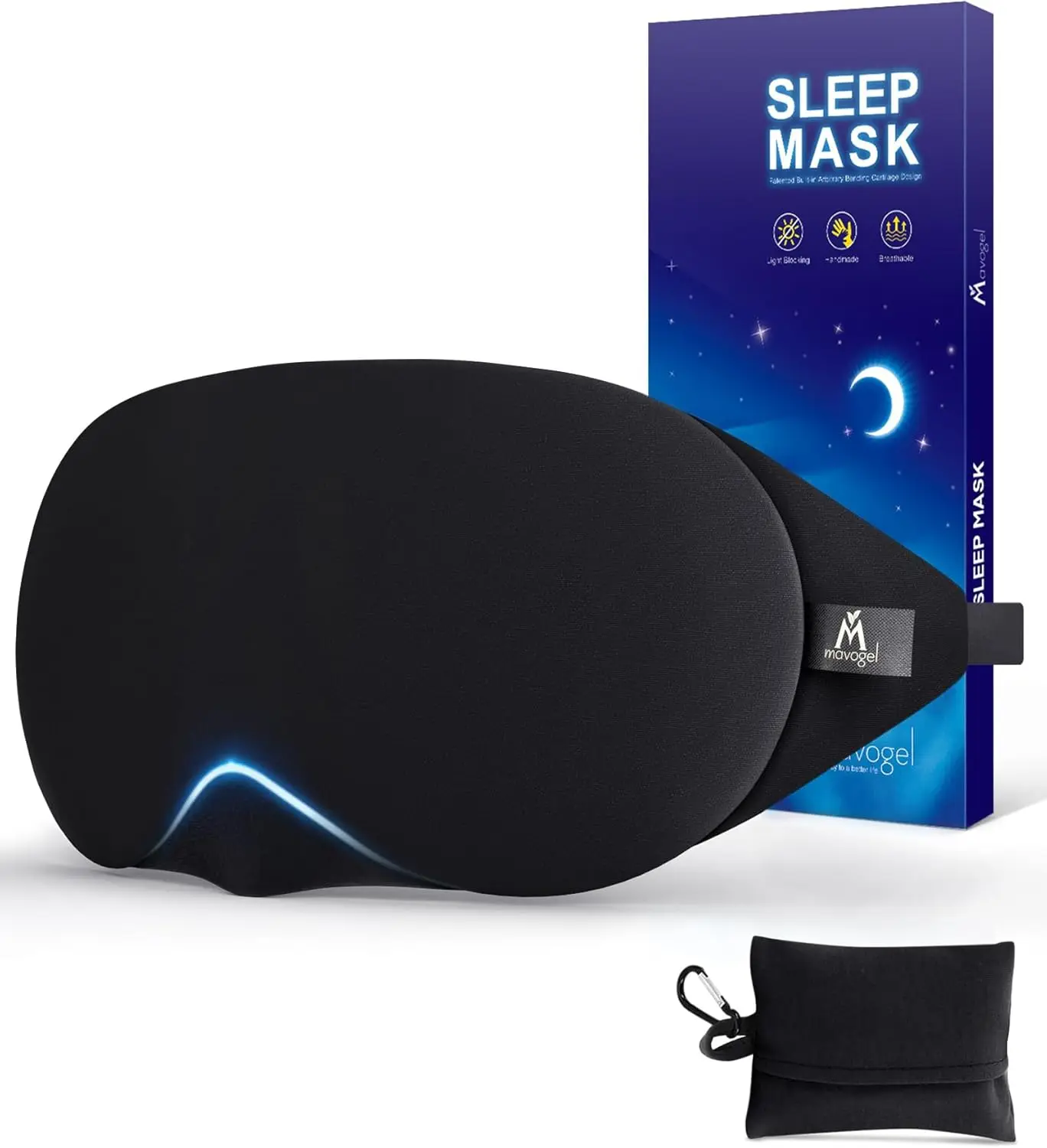 Cotton Sleep Eye Mask, Light Blocking with Adjustable Nose Bridge | Updated Design, Soft and Comfortable Night Eye Mask for Men
Cotton Sleep Eye Mask, Light Blocking with Adjustable Nose Bridge | Updated Design, Soft and Comfortable Night Eye Mask for Men