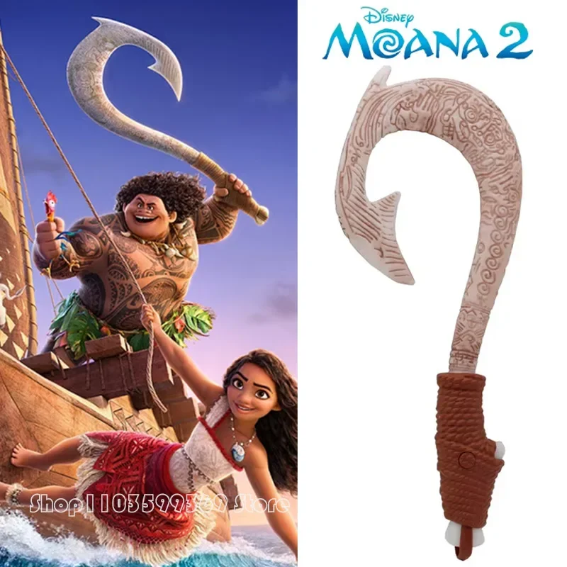 Disney Maui Fish Hook Knife Movie Moana2 Children Cosplay Maui Fish Hook Knife Prop Cartoon Toy Kid Christmas Gift
Disney Maui Fish Hook Knife Movie Moana2 Children Cosplay Maui Fish Hook Knife Prop Cartoon Toy Kid Christmas Gift