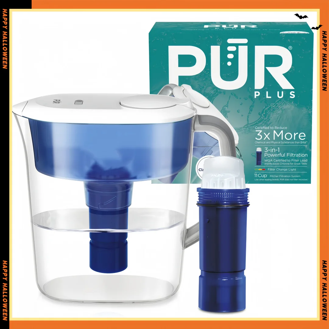 White 7-Cup Pitcher with Filter, Reduces Lead & Impurities, Safe for Family Drinking Water
White 7-Cup Pitcher with Filter, Reduces Lead & Impurities, Safe for Family Drinking Water