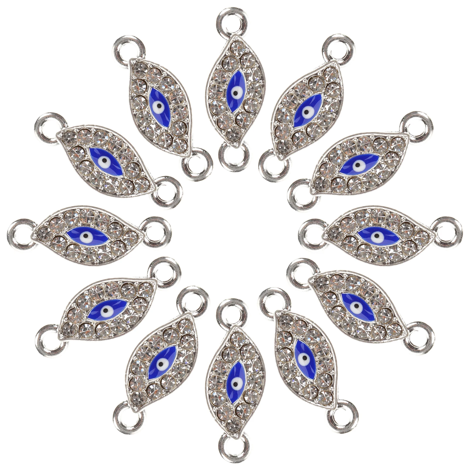 20pcs Diy Evil Eye Charms Alloy Pendants Crafts Necklace Bracelet Making Accessories Lightweight Keychain Supplies For Birthday
20pcs Diy Evil Eye Charms Alloy Pendants Crafts Necklace Bracelet Making Accessories Lightweight Keychain Supplies For Birthday