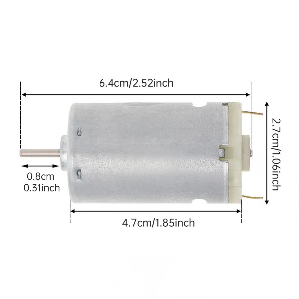 R390 DC Motor 12V 12000RPM High Speed Mini Motor High Torque Micro DC Motor for DIY Toys / DIY Electric Drill / Small Appliances
R390 DC Motor 12V 12000RPM High Speed Mini Motor High Torque Micro DC Motor for DIY Toys / DIY Electric Drill / Small Appliances