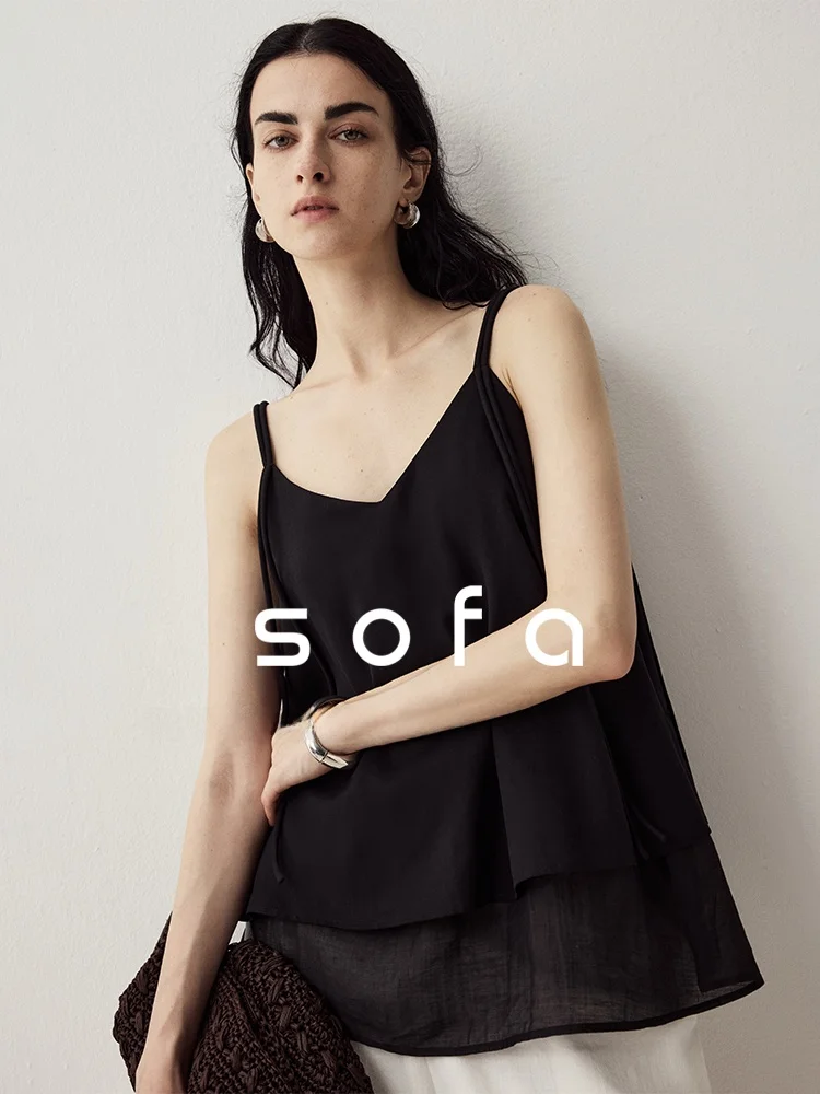 Stylish Linen Crop Top Women's Vacation Wear Sofa Brand V-Neck Breathable Casual Loose Fit Single Piece Thin Summer Wear
Stylish Linen Crop Top Women's Vacation Wear Sofa Brand V-Neck Breathable Casual Loose Fit Single Piece Thin Summer Wear