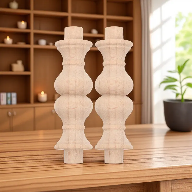 10Pcs Solid Wood Roman Pillars Small Balusters Elegant Staircase Spindles Unpainted Wooden Baluster Posts for Furniture Crafts
10Pcs Solid Wood Roman Pillars Small Balusters Elegant Staircase Spindles Unpainted Wooden Baluster Posts for Furniture Crafts