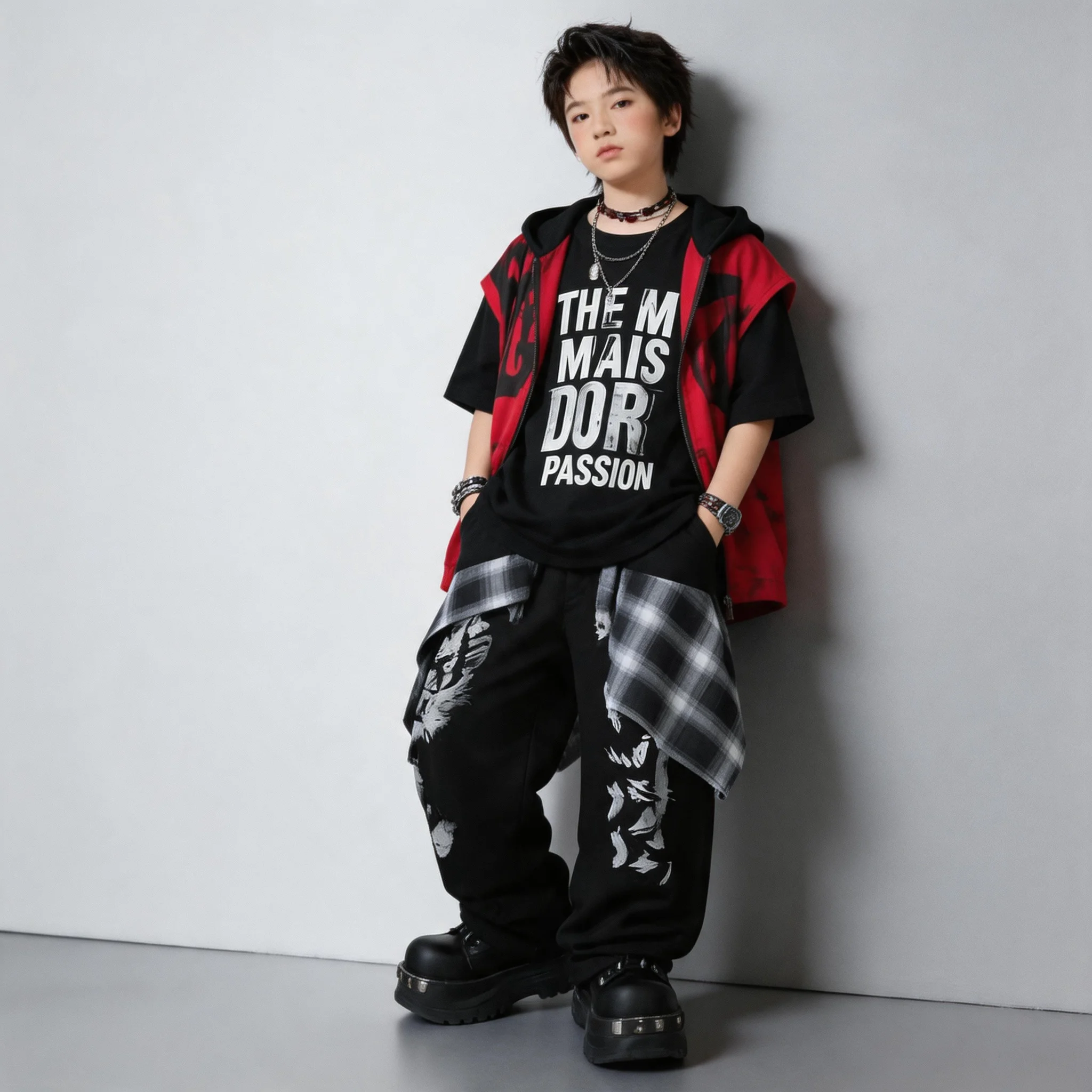 Street Dance Children's Fashion Performance Costume, Children's Hip-hop Jazz Dance Performance Runway Costume Set
Street Dance Children's Fashion Performance Costume, Children's Hip-hop Jazz Dance Performance Runway Costume Set