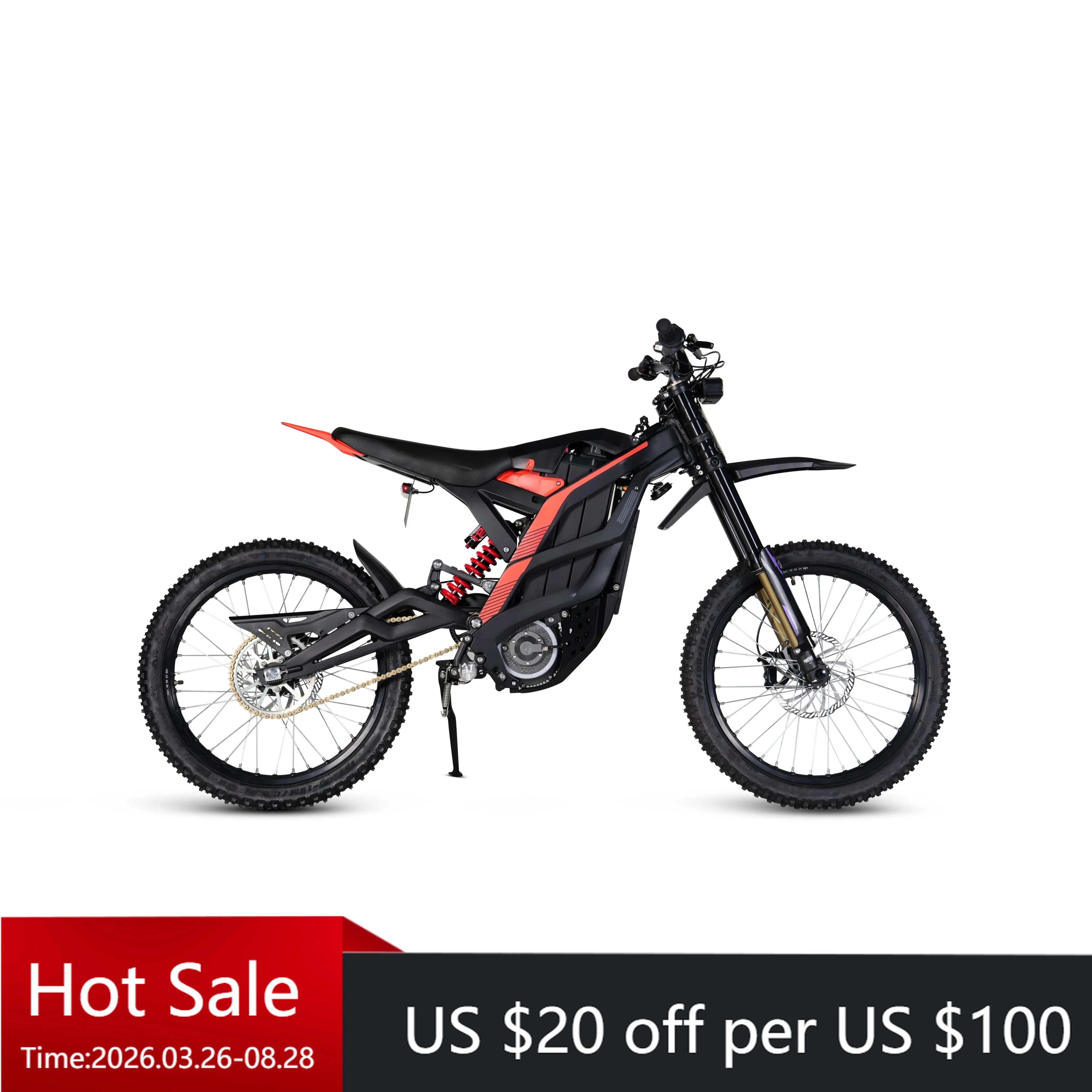 Tc79bike Falcon Pro Electric Off-Road Motorcycle Off-Road Vehicle 85 km/h, High Speed 10000 W, Brushless Lithium Battery EEC 72V
Tc79bike Falcon Pro Electric Off-Road Motorcycle Off-Road Vehicle 85 km/h, High Speed 10000 W, Brushless Lithium Battery EEC 72V