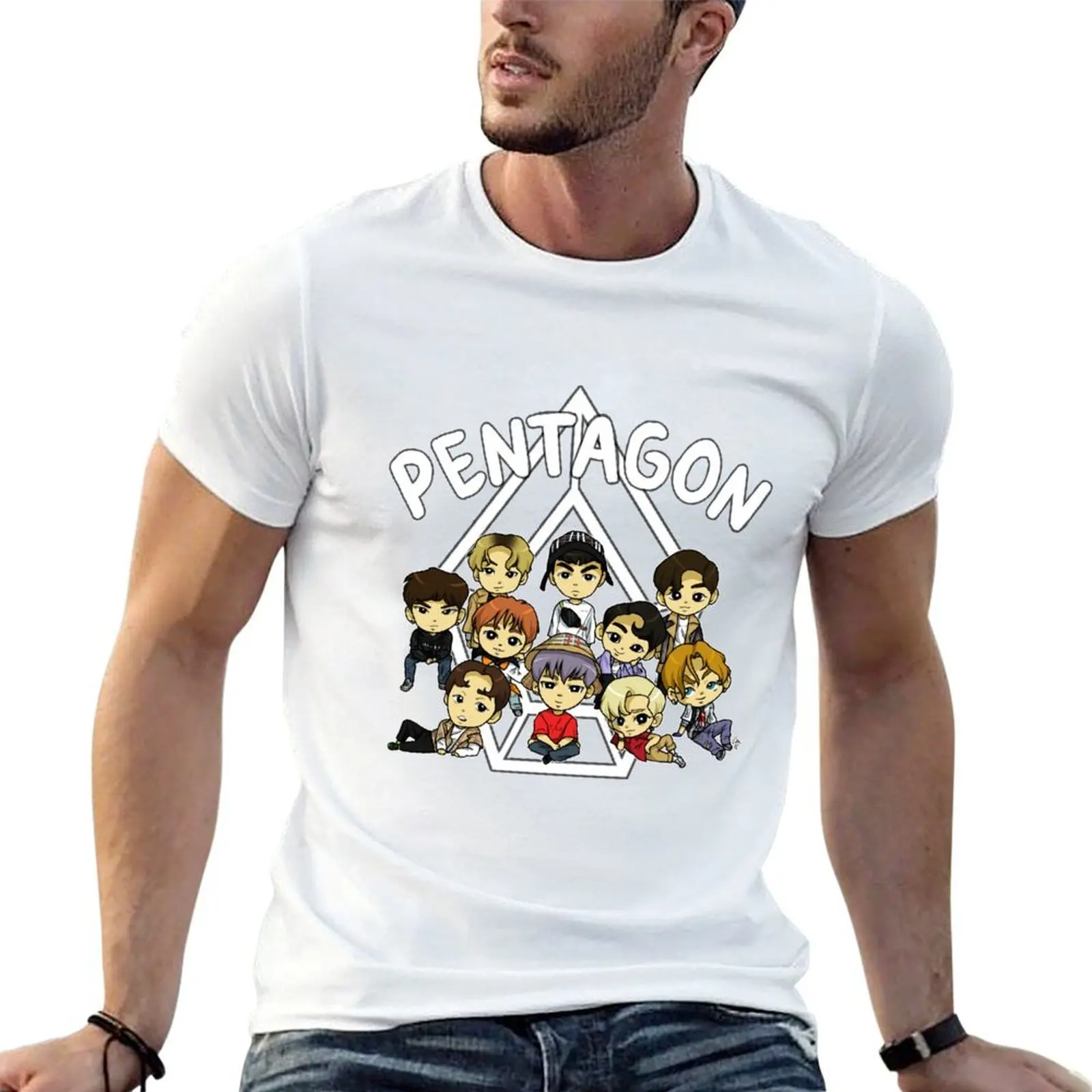 PENTAGON - Shine (Chibis) T-Shirt man t shirt cotton man t shirts graphic anime t shirts for man T-Shirt
PENTAGON - Shine (Chibis) T-Shirt man t shirt cotton man t shirts graphic anime t shirts for man T-Shirt