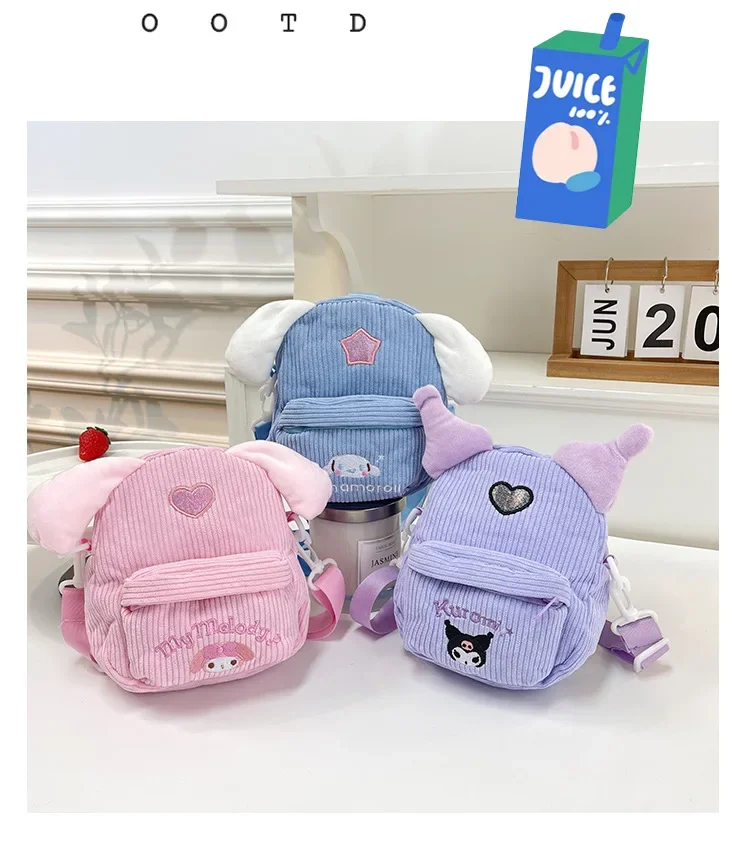 Новая Милая миниатюрная Вельветовая сумка Kuromi Cinnamoroll для девушек, маленькая сумка для девочек
Новая Милая миниатюрная Вельветовая сумка Kuromi Cinnamoroll для девушек, маленькая сумка для девочек