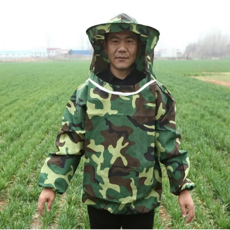 1 PCS Beekeeping Suit Bee Clothes Of With Hat Polyester+Cotton Anti-Bee Suit Farming Clothing Coverall,Camouflage Color
1 PCS Beekeeping Suit Bee Clothes Of With Hat Polyester+Cotton Anti-Bee Suit Farming Clothing Coverall,Camouflage Color