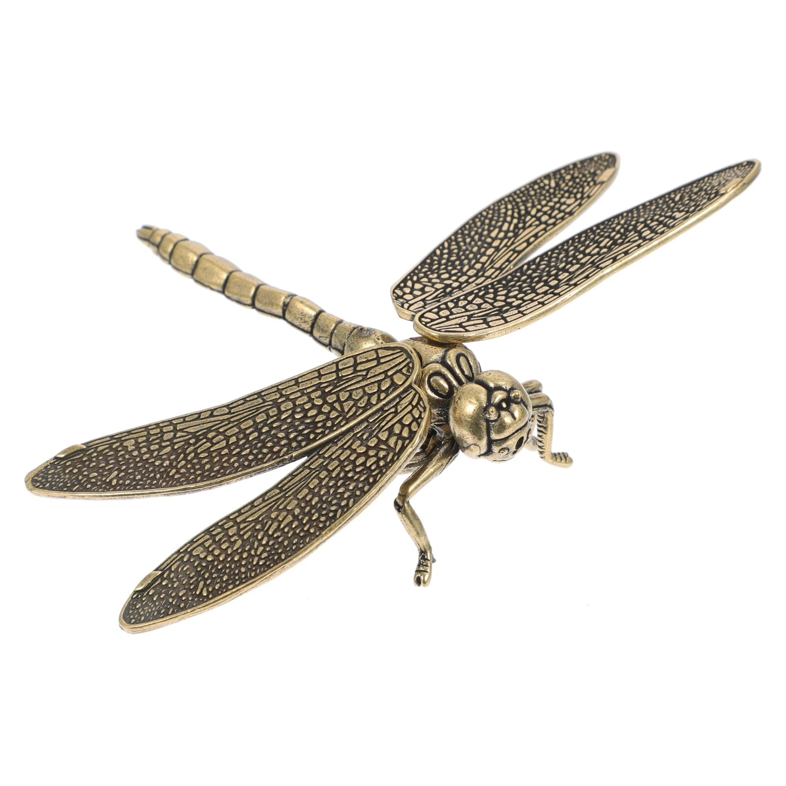 Brass Dragonfly nament Non Detachable Wings Exquisite Living Room Decor Stand Entrance Noble Craftsmanship Home Adornment
Brass Dragonfly nament Non Detachable Wings Exquisite Living Room Decor Stand Entrance Noble Craftsmanship Home Adornment