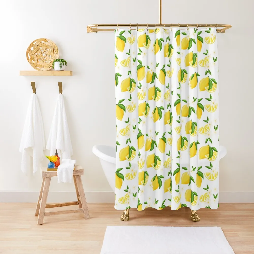 Summer lemon pattern Shower Curtain Cover Luxury Bathroom Shower Anti-Mold Waterproof Shower For Bathrooms Curtain 
Summer lemon pattern Shower Curtain Cover Luxury Bathroom Shower Anti-Mold Waterproof Shower For Bathrooms Curtain