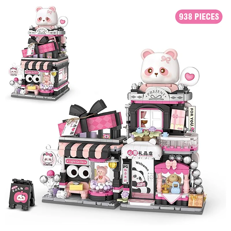 Folded Street View Building Blocks DIY Decoration Bricks Home Decoration 3D Assemble Grocery Store Cartoon Panda Assembly Toy
Folded Street View Building Blocks DIY Decoration Bricks Home Decoration 3D Assemble Grocery Store Cartoon Panda Assembly Toy